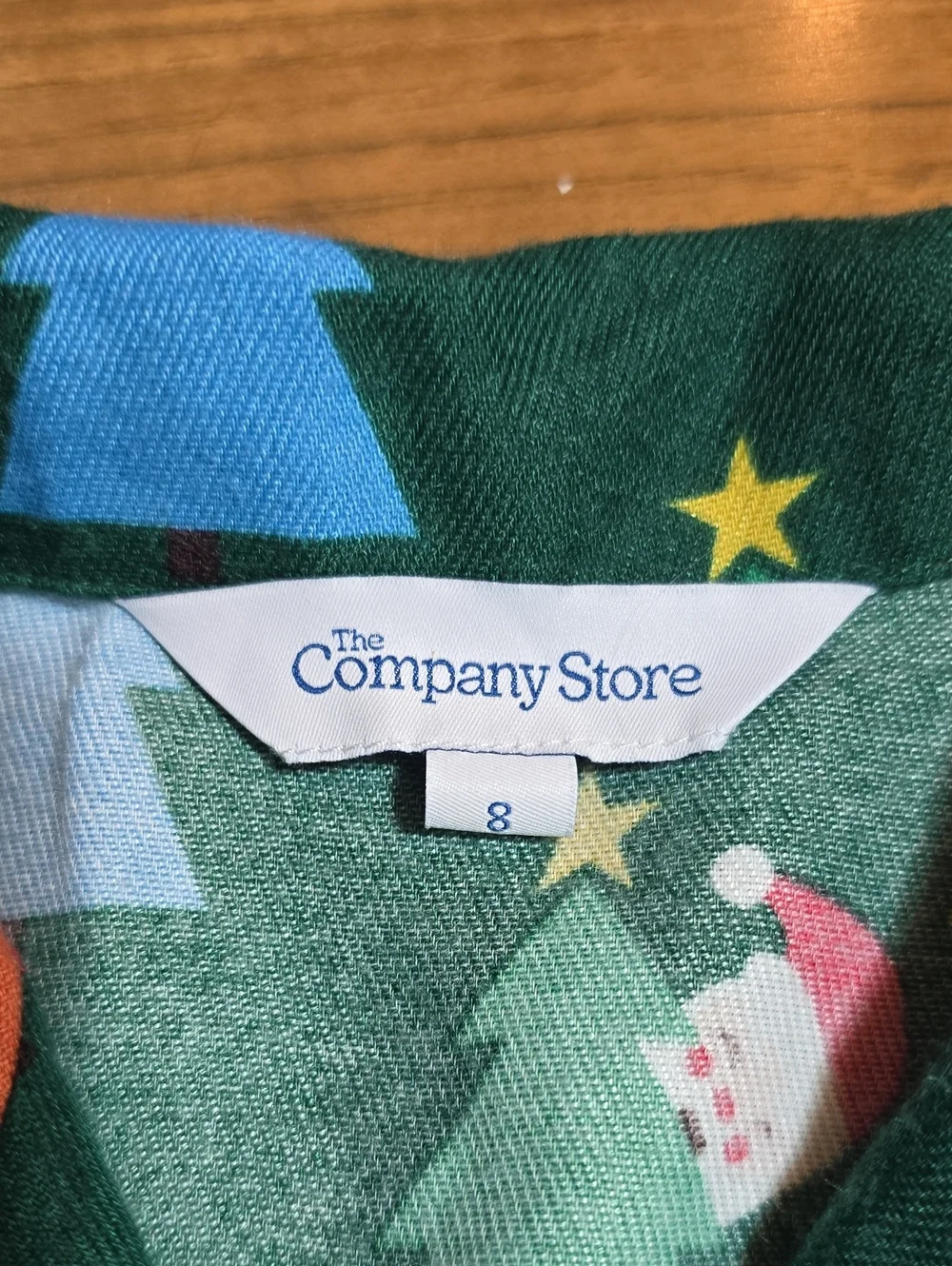 The Company Store Holiday Flannel Pajama Set - Holiday Trees - Unisex Kids 8